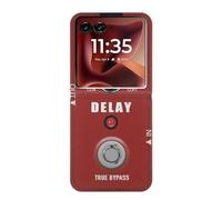 Red Guitar Analog Delay Graphic Caso Del Tirón Funda Carcasa Case para Motorola Razr 60 Ultra, Razr Ultra 2025
