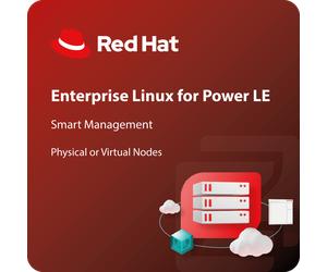 Red Hat Enterprise Linux for IBM Power, LE with Smart Management (Physical or Virtual Nodes) Standard