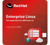 Red Hat Enterprise Linux for SAP Applications for IBM Power, LE (4 Cores, Up to 4 LPARs) Premium