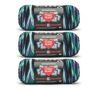 Red Heart All in One Granny Square Totally Teal - Paquete de 3 hilos de 250 g