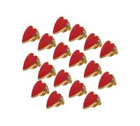 Red Heart Brooch Pins 100 Pcs Decorative Accessory for Wedding Valentine's Day And Party Elegant Design-Good