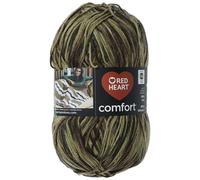 RED HEART Comfort Yarn Estampado de camuflaje claro