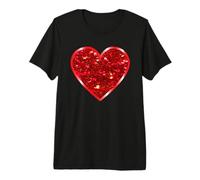 Red Heart Cool Valentine's Day T-Shirt | Love Hearts Camiseta Premium