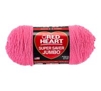RED HEART E302 Super Saver Jumbo Yarn Perfecto Rosa 10.5 x 5 x 5