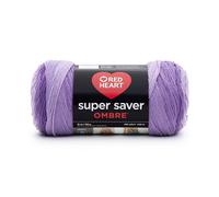 Red Heart - E305.3969 Red Heart Super Saver Ombre Hilado, 10 oz, Violeta
