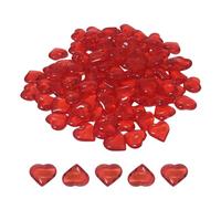 Red Heart Gems, Table Scatter Gems, Acrylic Crystals Gems, Valentine's Day Decorations, Wedding Decor Favors, Birthday Decor, Table Gemstones Filler, Valentine's Day Gems, Wedding Art Decor