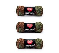 Red Heart Hilo Super Saver, paquete de 3, otoño, 3 unidades