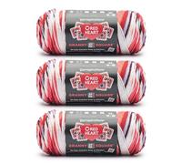 Red Heart Ovillo cuadrado Granny All in One, color blanco suave, paquete de 3 unidades de 8.8 onzas, 100% acrílico, #4 estambre (mediano), 381 m, para tejer, ganchillo y amigurumi