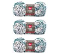 Red Heart Rayas Scrubby Hilo, Menta Fresca, 3