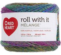 Red Heart Roll With It Melange Yarn-Cat Walk