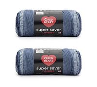 Red Heart Super Saver Ombre Hilo, Azul Marino 2