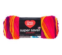 RED HEART Super Saver Yarn Rayas-Afrutado