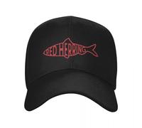 Red Herring Gorra de béisbol Salida a la Playa Gorras graciosas Sombrero de botón Bobble Sombrero de Golf Ropa de Golf Hombre Mujer