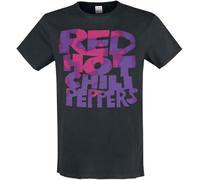 Red Hot Chili Peppers Amplified Collection - RHCP Neon Pink Hombre Camiseta Negro XXL