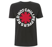 Red Hot Chili Peppers - T-Shirt # S Unisex Black # Classic Asterisk