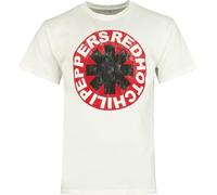 Red Hot Chili Peppers World Tour Hombre Camiseta Blanco XXL 100% algodón Regular