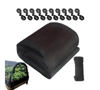 Red Jardín | 12 Piezas de Protección en Malla Transpirable con Clips | Red para Plantas de Jardín - para Exterior Patio Invernadero Bancal Elevado Verdura Flor Árbol Frutal Cultivo Sombra Ardilla