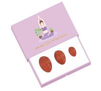 Red Jasper Drilled Yoni Egg Set 100% Natural Kegel Ejercitador Yoni Wand Jade Eggs Bolas De Masaje De Piedra Roja,Huevo Sin Perforar Con Caja