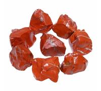 Red Jasper Stone Crystals, Bulk Crystals, Crystals and Healing Stones, Rocks for Tumbling, Amathesis Crystal, Raw Crystals Bulk, Calcite Crystal for Decoration, Wicca, Reiki, Chakra(1LB)