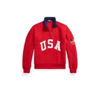 Red Jersey de tejido polar con bandera L