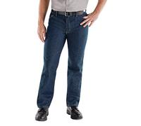 Red Kap Men's Classic Work Jean, Prewashed Indigo, 32x34