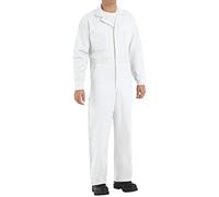 Red Kap - Mono de algodón con botones en la parte delantera para hombre - Blanco -