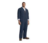 Red Kap Twill Action Back Coverall Combinaciones de Utilidad Profesional, Azul Marino, 54 para Hombre