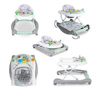 Red Kite Juguetes de dentición Baby Go Round Twist Walk 3 en 1 Walker, Rocker y Push Along, Aqua, BGRTWWA