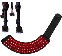 Red LED Light Therapy Device for Horse Hoof, 80 LED Light Beads Therapy Infrared Therapy Wrap, Horse Care Therapeutic Wrap, 3 Gear Timer and Power Adjustment, for Injuries, Inflammation Pain Relief