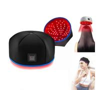 Red Light Therapy For Hair Growth,Red Light Hair Growth System,LED Red Light Therapy Cap,FDA Cleared For Hair Loss In Men & Women,Suitable for hair growth for men and women. (Black)