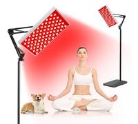 Red Light Therapy Lamp Panels mit Stand, Deep 660 nm und 850 nm Near Infrared LED Red Light Therapy Device at Home for Face Full Body Pain Skin Back