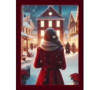 Red Lined Christmas Composition Notebook / Journal: Festive Seasonal XMAS Wishes Notepad/Planner For Women And Girls (for Home or School) | Makes A ... / Present | 8.25x11" | 150 Wide Ruled Pages.