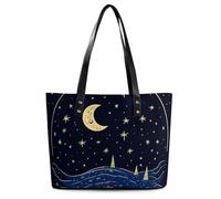 Red Lips Kiss - Bolso de mano de cuero para mujer, con asa superior, bolso de mano casual, bolsa de trabajo, bolsa de hombro de viaje, Graffiti fuera de la estrella, 29*34*14cm