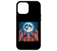 Red Lobster Three Lobster Howling At Moon Mujeres Hombres Langosta Carcasa para iPhone 12 Pro Max