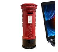 Red Mail Post - Retro de Ahorro de Dinero de 5.7x6.88 Pulgadas de Londres | de Monedas de Metal para decoración de Oficina en casa para, Familia, Amigos, Adultos