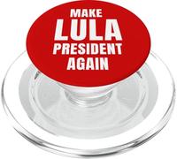 Red Make Lula President Again Vote Lula PopSockets PopGrip para MagSafe