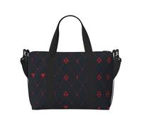 Red Maze - Bolsa de viaje con estampado de laberinto rojo, bolsa de gimnasio de gran capacidad, bolsa de hombro ligera para fin de semana, unisex
