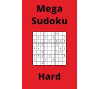 Red Mega Sudoku Book, 9x9 Puzzles, 100 Pages, 5x8, Hard