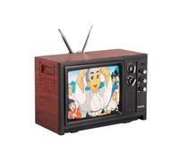 (Red) Miniature 1/12 Vintage Tv Mini Television Set Furniture Dollhouse Accessories/YY