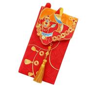 Red Money Sobres, 2026 Year of the Horse Parties Supplies, Traditional Chinese Blessing Design, Elegant Gold Foil Cash Holders for Spring Festival, Family Gathering, Gift Giving