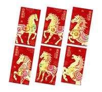 Red Money Sobres, Horse Year Red Packet Money Sobres, New Year Good Luck For Cash Card Jewelry Keepsake Home Decor Wedding Holiday Birthday Party