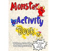Red Monster Blue Monster Activity Book for Kids Ages 4-8: Coloring, Scavenger Hunts, Dot-to-Dot, Drawing, and Fun Learning Games (Social Emotional ... Workbook (Red Monster Blue Monster Series)
