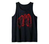 Red Mothman regala criptozoología Cuentos Populares Retro y espeluznantes Camiseta sin Mangas