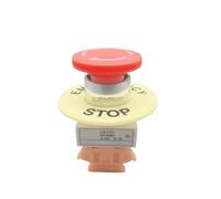 Red Mushroom Cap 1NO 1NC DPST Emergency Stop Push Button Switch AC 660V 10A Switch Equipment Lift Elevator Latching Self Lock