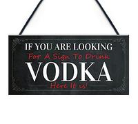 RED OCEAN Cartel de vodka divertido para el hogar, bar, decoración de bar, regalo de alcohol para un amigo
