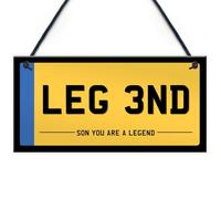 Red Ocean Placa de matrícula para hijo, regalo para hijo de mamá y papá, regalo de cumpleaños de Navidad para él, regalo para entusiastas del coche, decoración de dormitorio