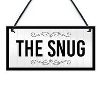 RED OCEAN The Snug Sign - Letrero colgante para puerta de verano, regalo para la familia