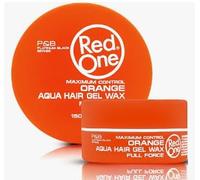 Red One Aqua Hair Gel Wax Naranja, control máximo, 150 g