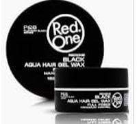 Red One Aqua Hair Gel Wax, Negro, Peinado Profesional, 150 ml