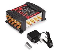 RED OPTICUM OMS 9/8 Pro TR - Conmutador múltiple para la recepción de Dos Posiciones de satélite a hasta 8 participantes, contactos Dorados, 4K, 3D, UHD, Apto para LNB Quattro y terrestre Regulable